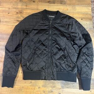 Express quilted bomber jacket